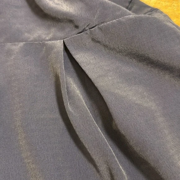 Lulu’s Inez Navy Blue Tie-Front Romper size XL - Picture 9 of 11